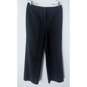 Mid rise black slacks